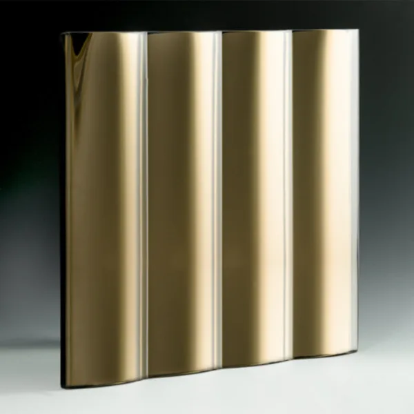 Cathedral Grande Bronze Silvered Glass