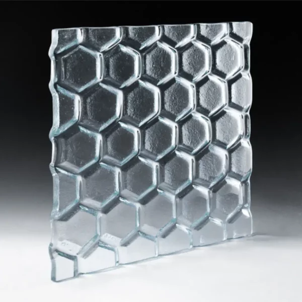 Hex Textured Glass