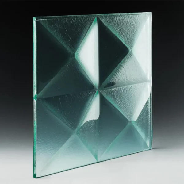 Pyramid Clear Textured Glass