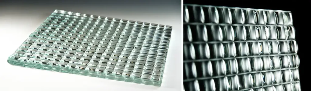 Grille-Textured-Glass